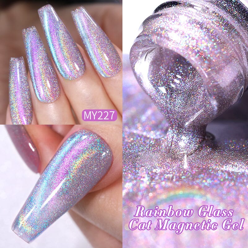 Rainbow Glass Cat Magnetic Gel Polish 10ml Gel Nail Polish BORN PRETTY 