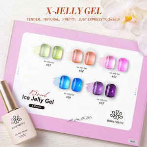 Orange Hema-Free Ice Jelly Gel Polish #04 15ml Gel Nail Polish BORN PRETTY 