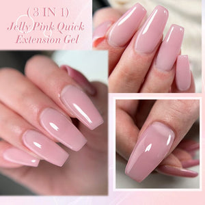 Jelly Pink Quick Extension Nail Gel 7ml Extension Nail Gel LILYCUTE 