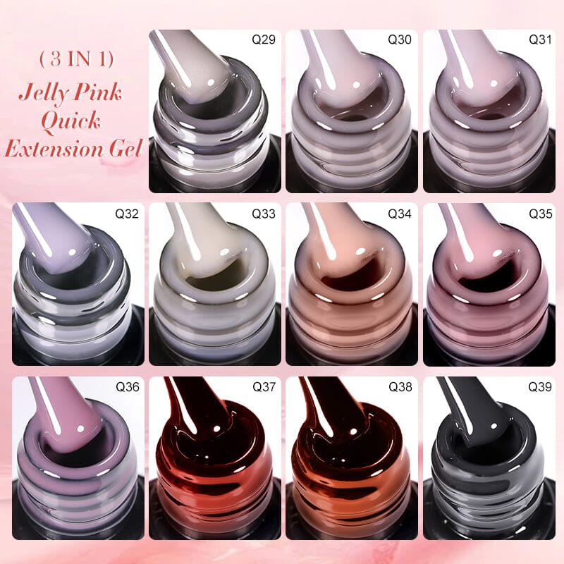 Jelly Pink Quick Extension Nail Gel 7ml Extension Nail Gel LILYCUTE 