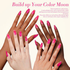 6 Colors Jelly Gel Polish Set 7ml Gel Nail Polish BORN PRETTY 