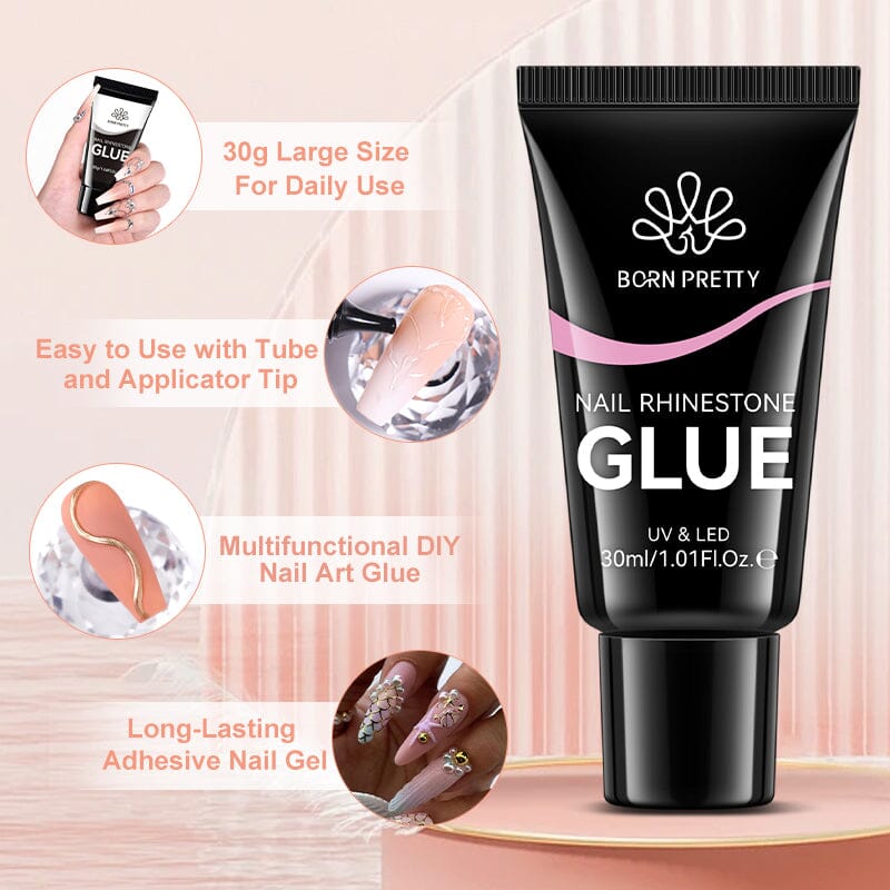 Nail Rhinestone Glue 30ml Gel Nail Polish BORN PRETTY 