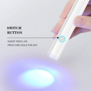 Hand Light Nail Lamp USB Rechargeable 3W Tools & Accessories No Brand 