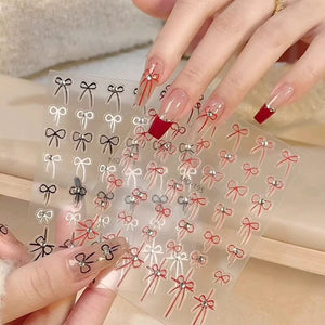 Bowknot 3D Nail Sticker MO-194 Nail Art No Brand 