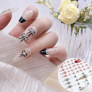 Bowknot 3D Nail Sticker MO-194 Nail Art No Brand 