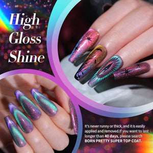 [US ONLY] 6 Colors 9D Glass Cat Megnetic Gel Set 7ml Gel Nail Polish BORN PRETTY 