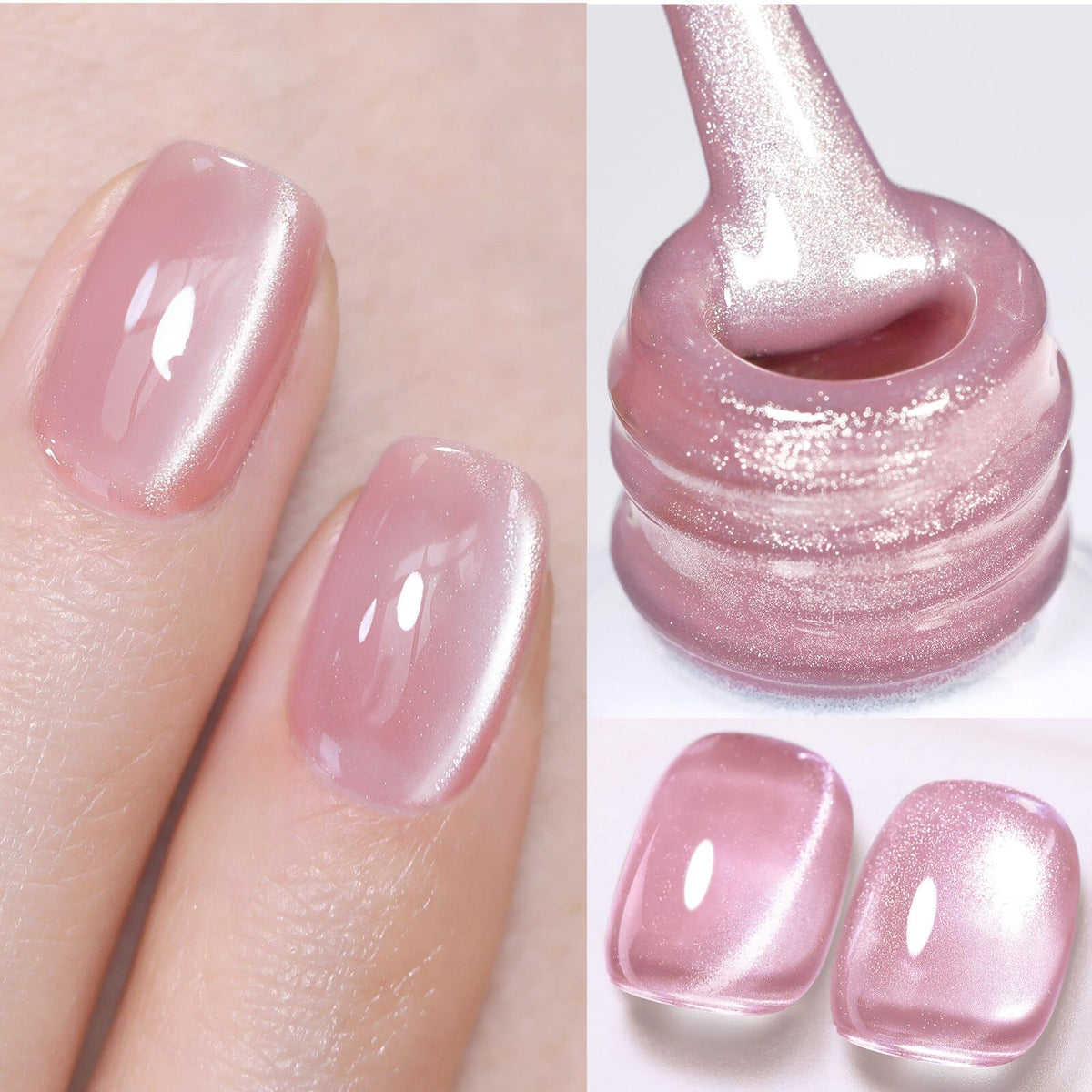 [US ONLY] 6 Colors Water Light Cat Magnetic Gel 7ml Gel Nail Polish BORN PRETTY 