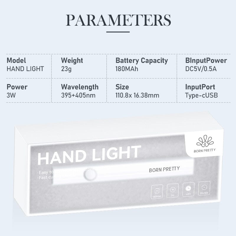 Hand Light USB Nail Dryer Tools & Accessories BORN PRETTY 