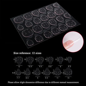 120pcs 5 Sheets Ultra-thin Jelly Glue Tools & Accessories No Brand 