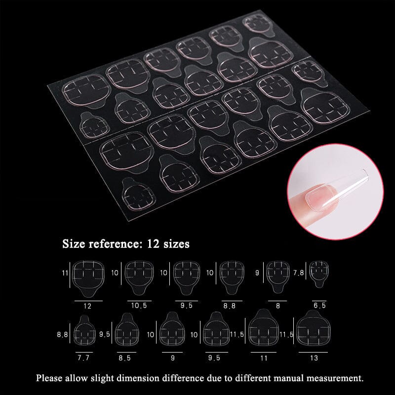 120pcs 5 Sheets Ultra-thin Jelly Glue Tools & Accessories No Brand 