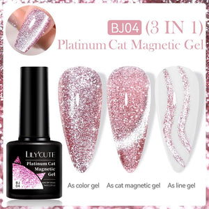 Platinum Cat Magnetic Gel LC-BJ04 7ml Gel Nail Polish LILYCUTE 