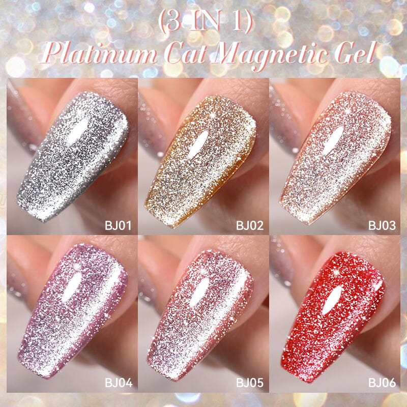 Platinum Cat Magnetic Gel LC-BJ04 7ml Gel Nail Polish LILYCUTE 