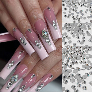 1440pcs Transparent Flatback Rhinestones SS5# 1.8mm Nail Art No Brand 