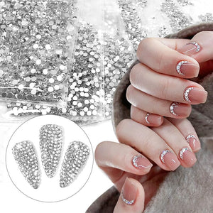 1440pcs Transparent Flatback Rhinestones SS6# 2mm Nail Art No Brand 