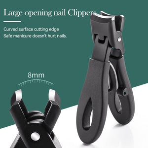 Black Thick Nail Clippers Tools & Accessories No Brand 