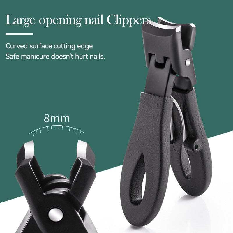 Black Thick Nail Clippers Tools & Accessories No Brand 