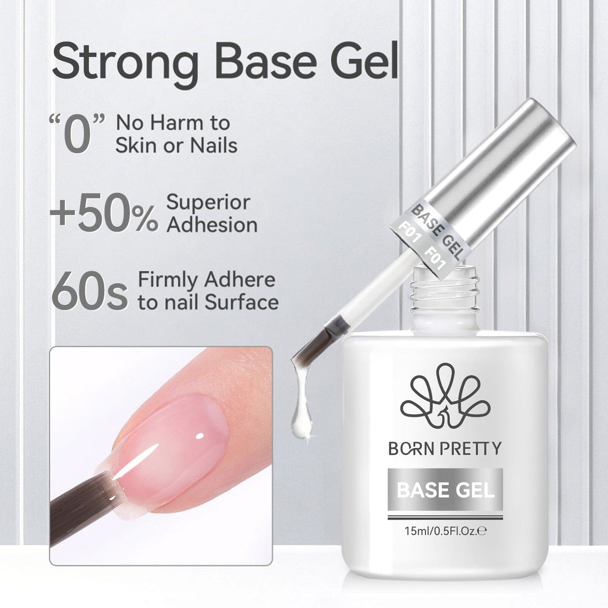 Base Gel 15ml Gel Nail Polish BORN PRETTY 