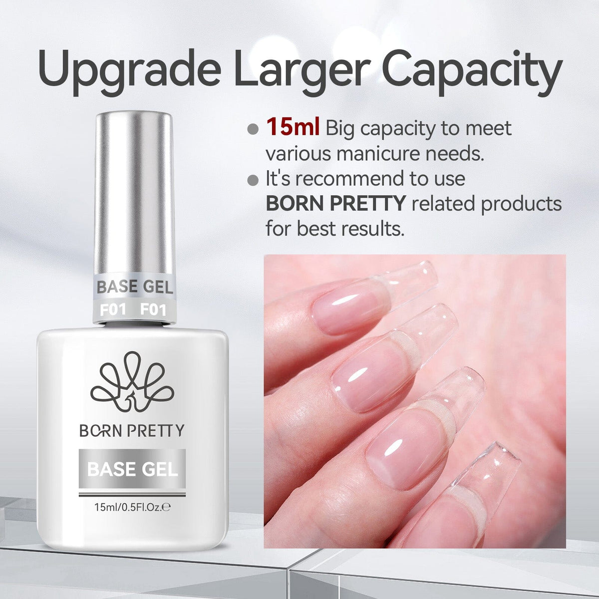 Base Gel 15ml Gel Nail Polish BORN PRETTY 