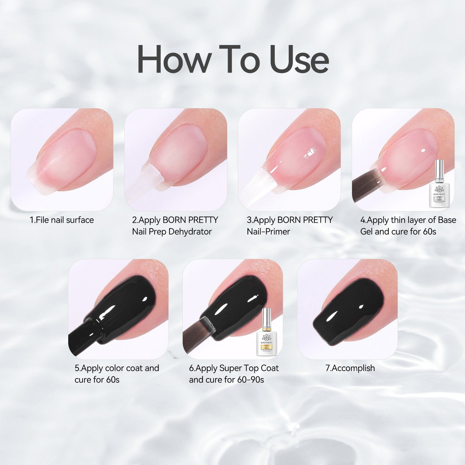 Base Gel 15ml Gel Nail Polish BORN PRETTY 