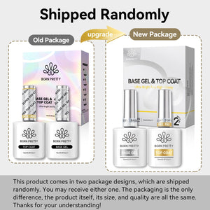 2pcs Set Base Gel & Super Top Coat 15ml Gel Nail Polish BORN PRETTY 