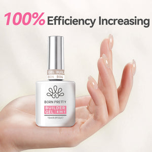 Nude 8 in 1 Builder Gel BG04 15ml Gel Nail Polish BORN PRETTY 