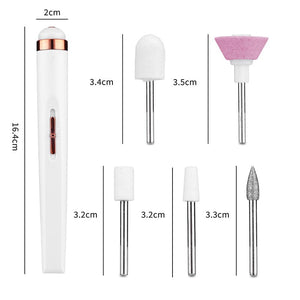 Rosegold Electric Nail Drill Machine With Light Tools & Accessories No Brand 