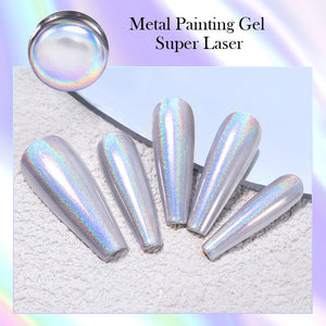 Super Laser Metal Painting Gel 5ml Gel Nail Polish BORN PRETTY 