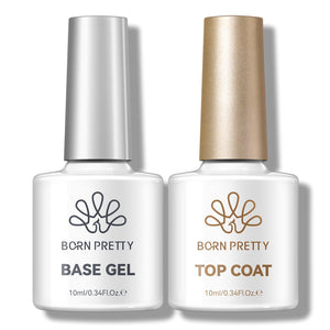 Base Gel & Super Top Coat Set 10ml Gel Nail Polish BORN PRETTY 