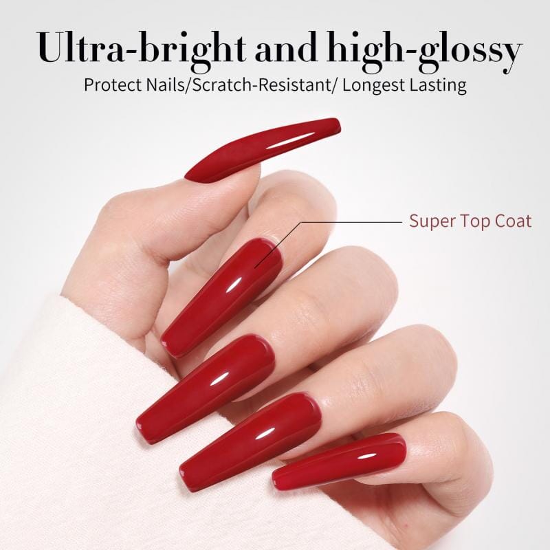 Base Gel & Super Top Coat Set 10ml Gel Nail Polish BORN PRETTY 