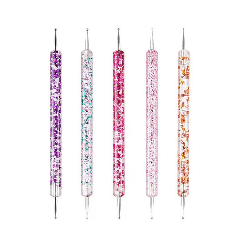 5pcs Dual-ended Nail Dotting Pen Set Tools & Accessories No Brand 