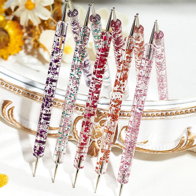 5pcs Dual-ended Nail Dotting Pen Set Tools & Accessories No Brand 