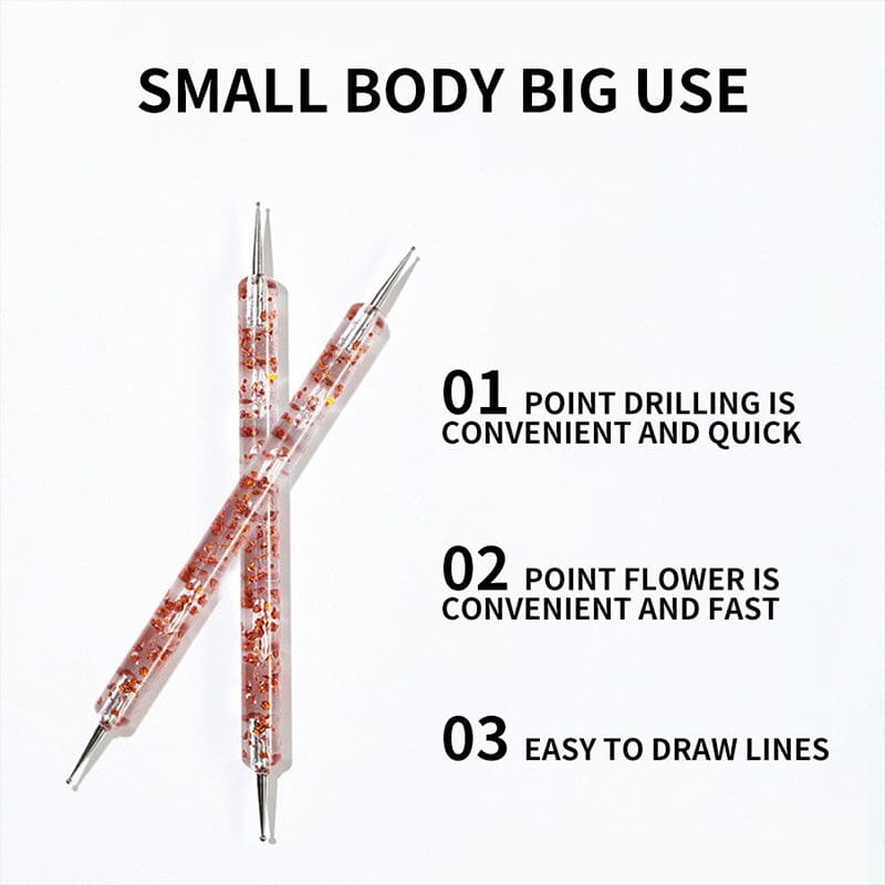 5pcs Dual-ended Nail Dotting Pen Set Tools & Accessories No Brand 