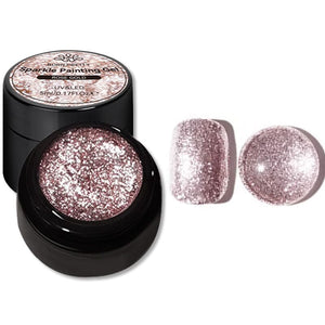 Rose Gold Sparkle Painting Gel 5ml Gel Nail Polish BORN PRETTY 