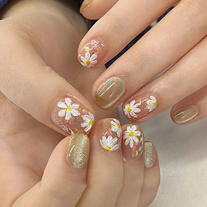 Flowers 3D Nail Sticker HG-5D195 Nail Art No Brand 