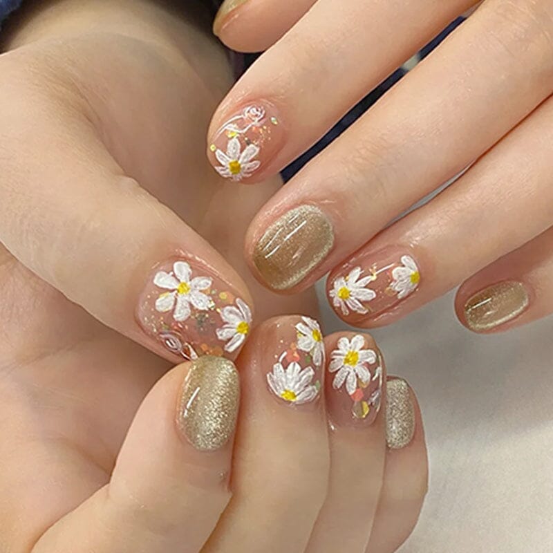 Flowers 3D Nail Sticker HG-5D195 Nail Art No Brand 
