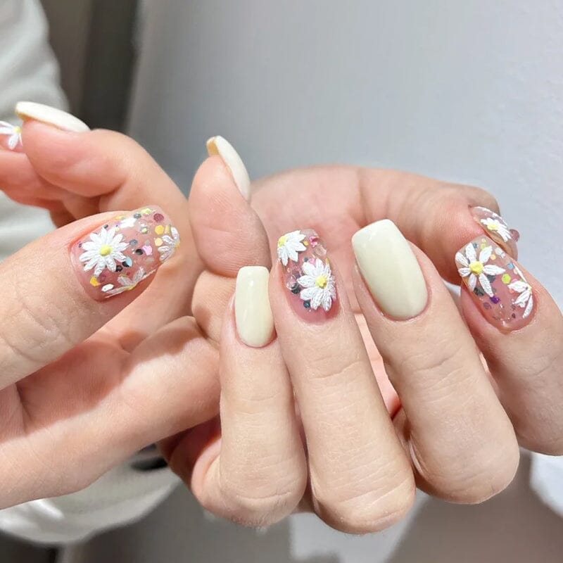Flowers 3D Nail Sticker HG-5D196 Nail Art No Brand 