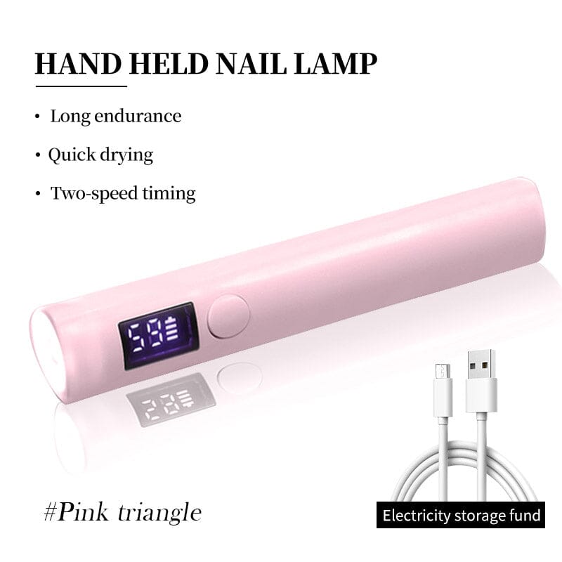 Pink Hand Light Mini UV Nail Lamp Tools & Accessories No Brand 