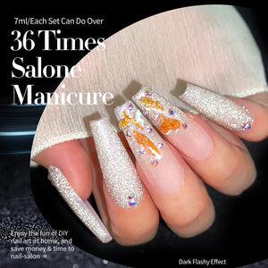 6 Colors Glitter Reflective Gel T05 Cloud 7ml Gel Nail Polish BORN PRETTY 