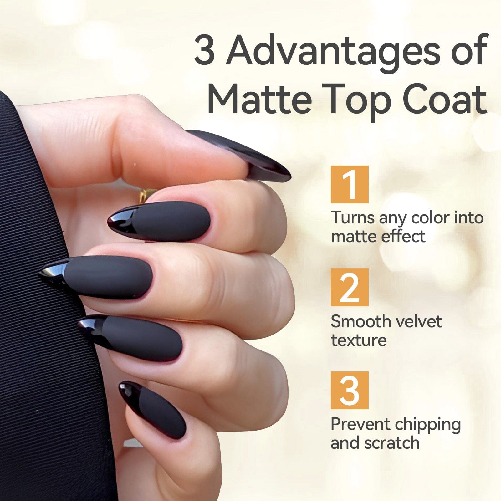 Matte Top Coat 15ml Gel Nail Polish BORN PRETTY 