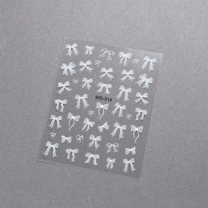 Flowers 3D Nail Sticker MO-284 Nail Art No Brand 