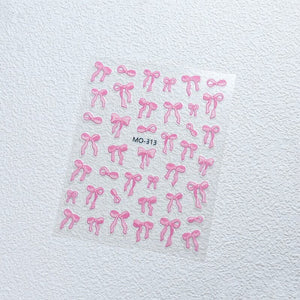 Flowers 3D Nail Sticker MO-284 Nail Art No Brand 