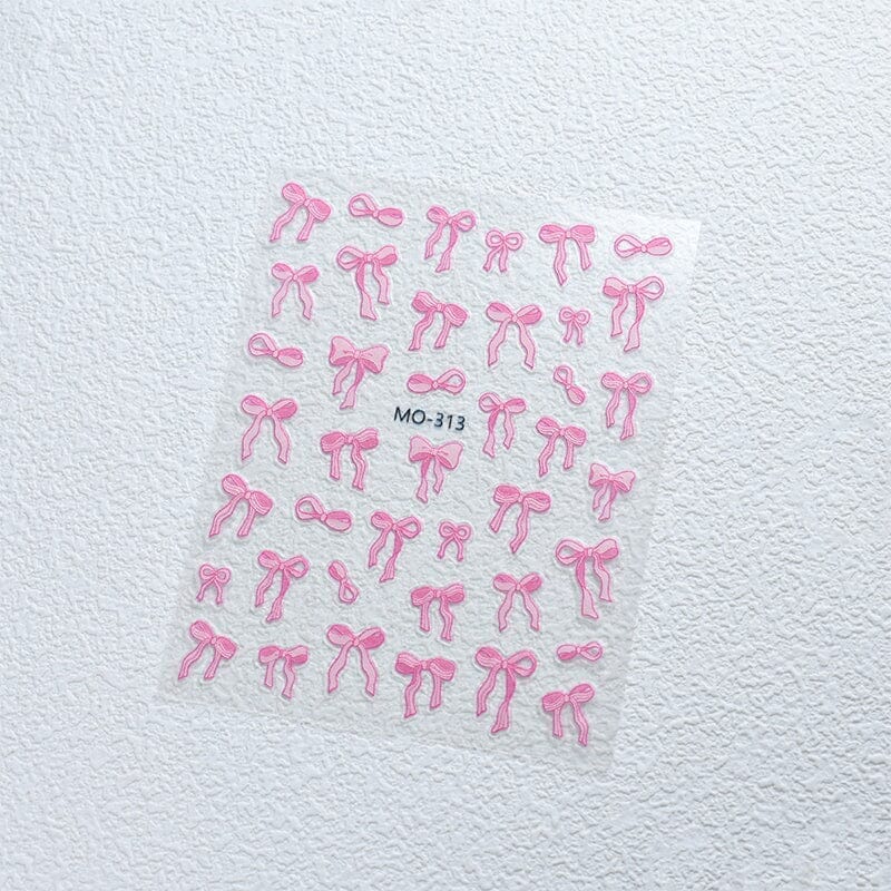 Flowers 3D Nail Sticker MO-284 Nail Art No Brand 