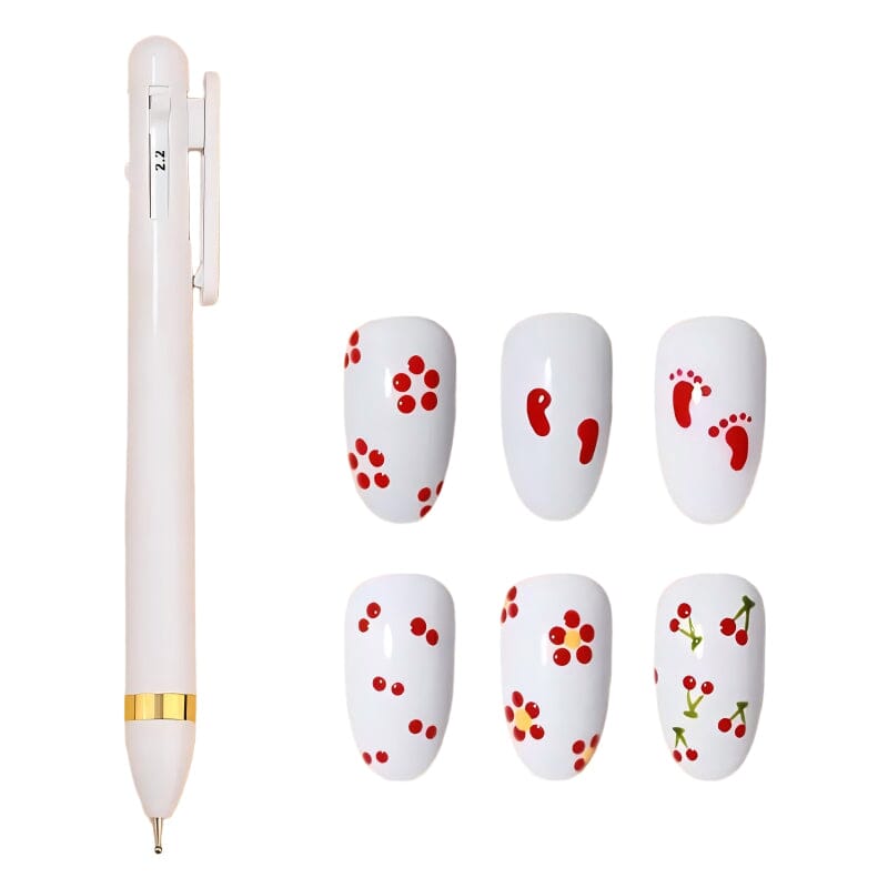 4 in 1 Nail Art Dotting Pen Rhinestone Picker Tools & Accessories No Brand 