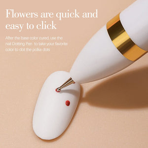 4 in 1 Nail Art Dotting Pen Rhinestone Picker Tools & Accessories No Brand 