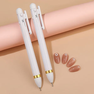 4 in 1 Nail Art Dotting Pen Rhinestone Picker Tools & Accessories No Brand 