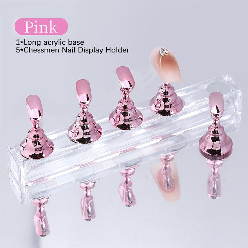 5pcs Set Magnetic Nail Holder Tools & Accessories No Brand Pink 