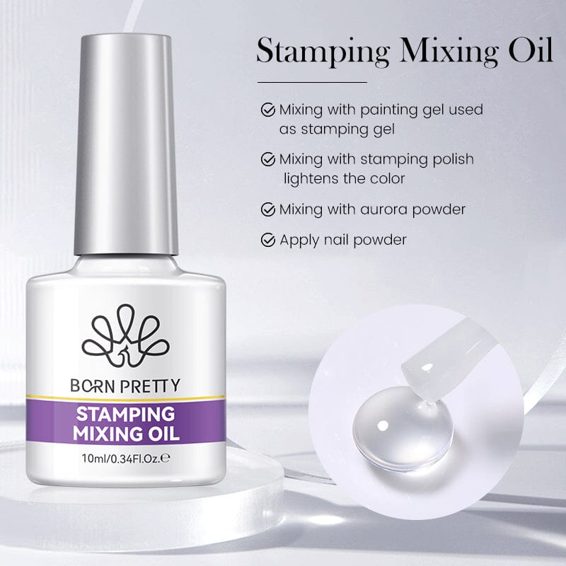 Stamping Mixing Oil 10ml Nail Art BORN PRETTY 