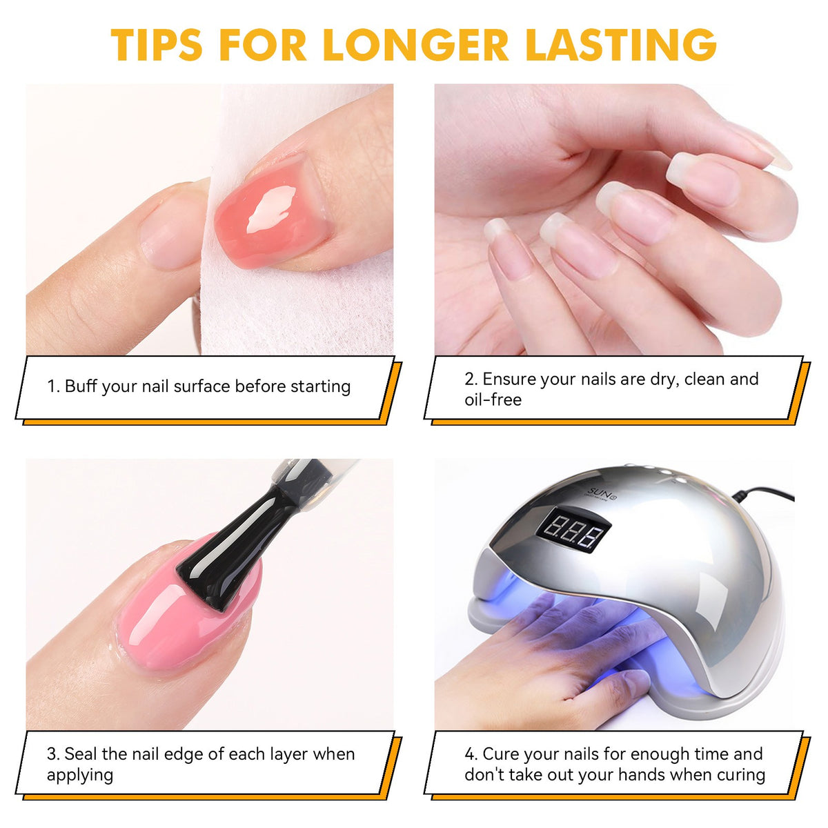 32 Colors Gel with 4pcs Base Top Coat Set #01 7ml Gel Nail Polish LILYCUTE 