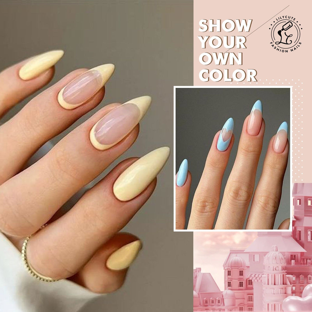 32 Colors Gel with 4pcs Base Top Coat Set #02 7ml Gel Nail Polish LILYCUTE 