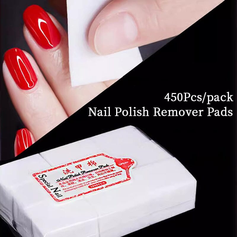 450pcs Nail Cleaning Cotton Pads Tools & Accessories No Brand 
